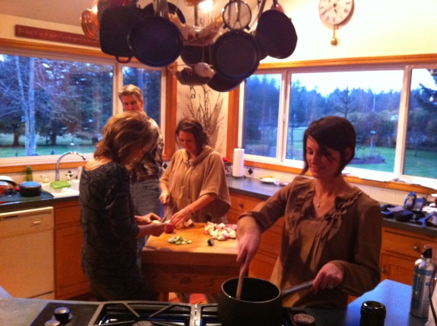 The family that cooks together 8-)