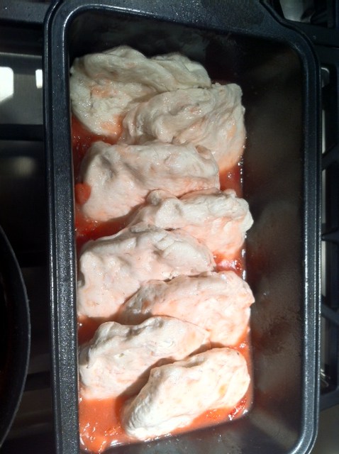 Sunday Fun Fresh Strawberry and Rum Sticky Buns with biscuits