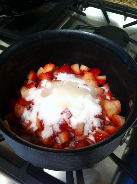 Sunday Fun Fresh Strawberry and Rum Sticky Buns