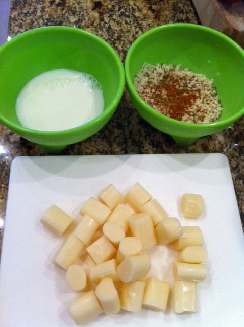 Ingridents for Baked Mozzarella balls