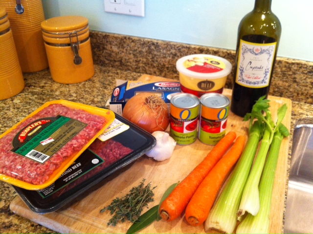 Spicy Bolognese Sauce Ingredients