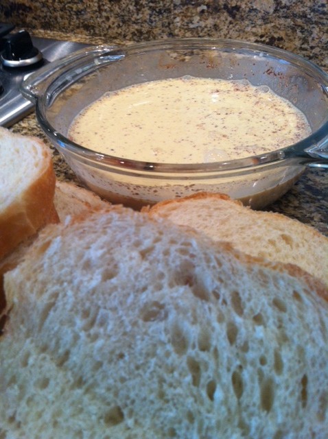 Slice bread into 1inch slices