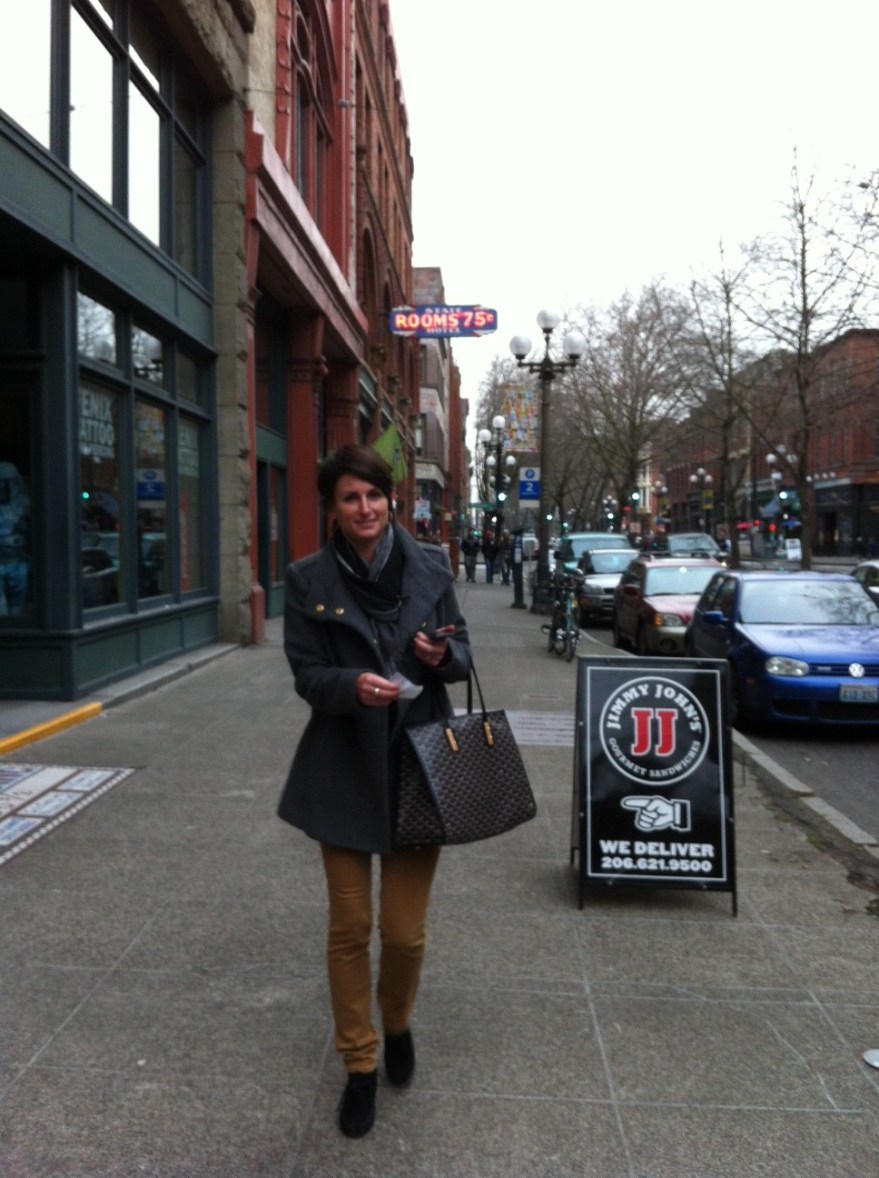 I already ate lunch...but I ate lunch again...with Ash. Mudhoney at Delicactus in Pioneer Square.