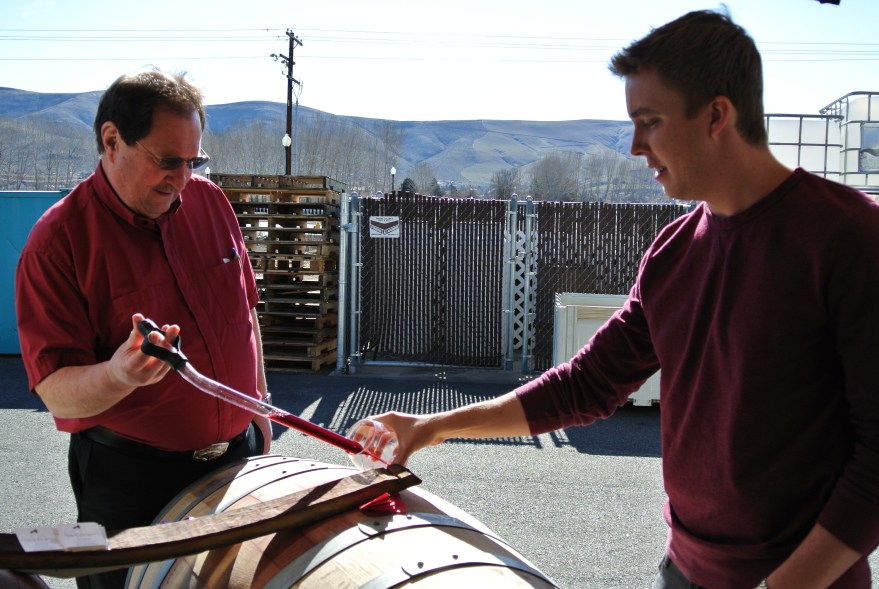 Coyote Canyon barrel tasting