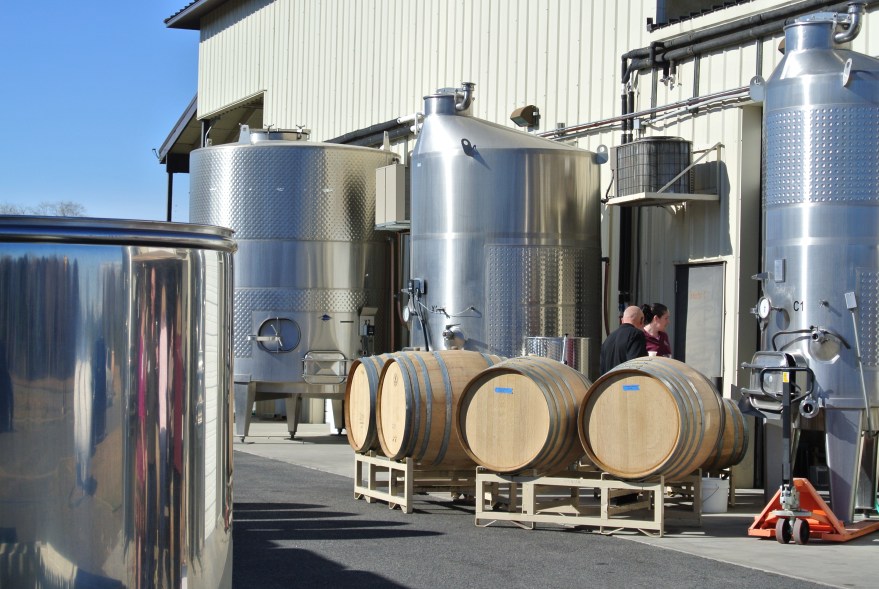 The back of Martinez/Martinez (Sergio in the background) one of the best wines we tasted all weekend! And a great family! 