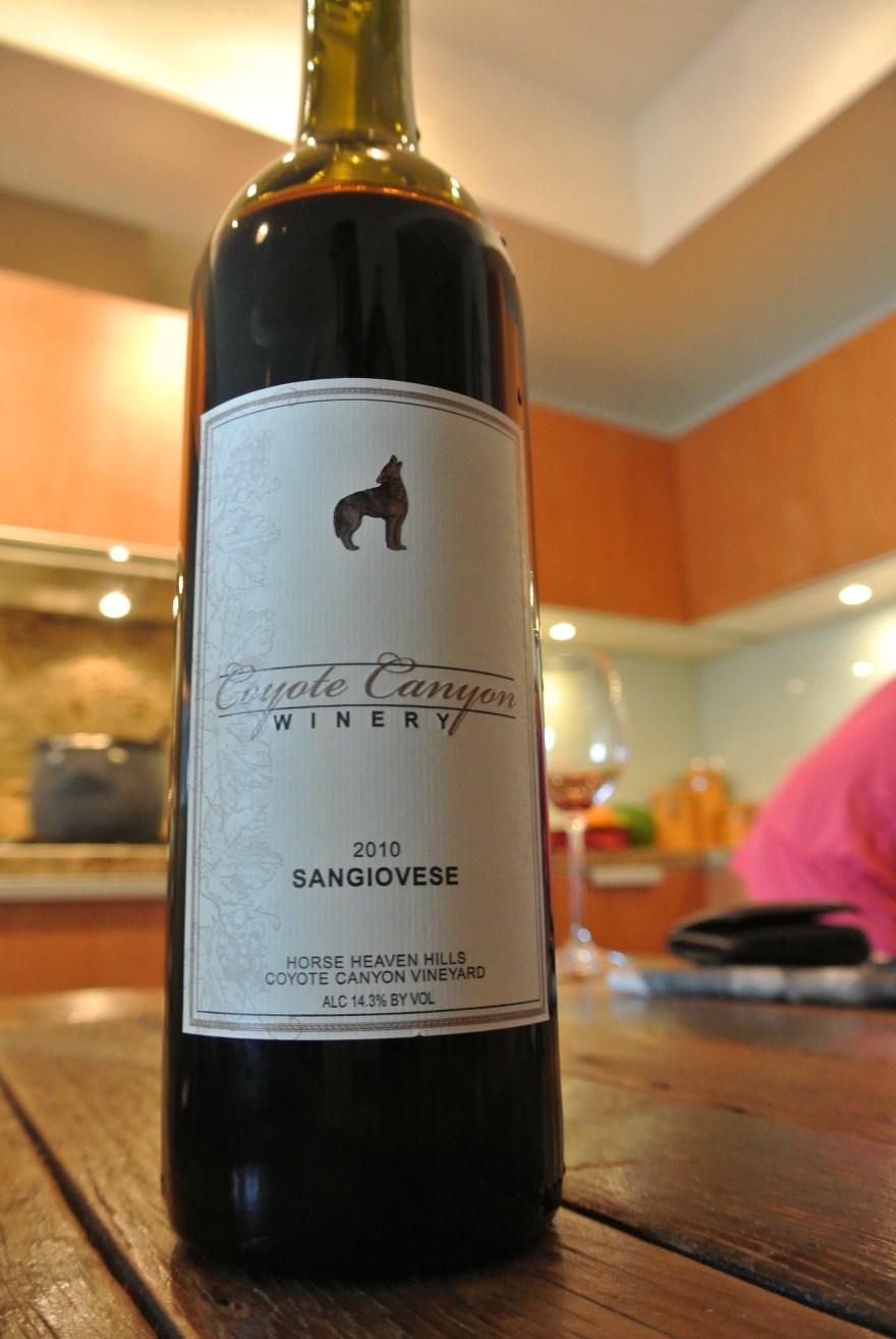 Day 27: Coyote Canyon Winery Sangiovese 2010